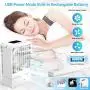Portable Air Conditioner Fan,Cooling Fans, Personal Air Cooler Mini with Timing, 7 Colors Light, 3 Speeds Quiet Air Humidifier, for Room, Home, Office