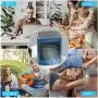 Portable Air Conditioner Cooling Fan Mini Rechargeable Blast Personal Air Cooler Evaporative AC Unit Cordless Desktop Fan with 4 Speeds Motion Sensor for Small Room Home Office Camping(Blue) Portable Air Conditioner Cooling Fan Mini Rechargeable Blast Personal Air Cooler Evaporative AC Unit Cordless Desktop Fan with 4 Speeds Motion Sensor for Small Room Home Office Camping(Blue)
