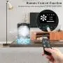 Climatiseur Personnel Amélioré 2021, Ventilateur de Bureau Portable, Mini Climatiseur avec Télécommande, Petit Climatiseur Rafraîchissant avec Misteur et Lumières RGB, Mini Climatiseur Noir Climatiseur Personnel Amélioré 2021, Ventilateur de Bureau Portable, Mini Climatiseur avec Télécommande, Petit Climatiseur Rafraîchissant avec Misteur et Lumières RGB, Mini Climatiseur Noir