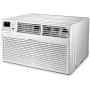 Emerson Quiet Kool 230V 12,000 Wall Air Conditioner with 10,600 BTU Supplemental Heating, EATE12RD2T, 12000 Standard, White