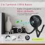 Mini Baby Stroller Fan, Handheld Personal Portable Fan with Flexible Tripod for Stroller Student Bed Desk Bike Crib Car Rides, USB or Battery Powered, Safe Quiet and Long Lasting Charge (Black) Mini Baby Stroller Fan, Handheld Personal Portable Fan with Flexible Tripod for Stroller Student Bed Desk Bike Crib Car Rides, USB or Battery Powered, Safe Quiet and Long Lasting Charge (Black)