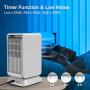 Ankipo Portable Air Conditioner, Mini Personal Air Cooler, Oscillating Small Evaporative Air Cooler Desk Fan Space Cooler and Mist Humidifier with Timer, 3 Speeds for Home Office Bedroom Dorm