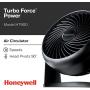 Honeywell HT-900 TurboForce Air Circulator Fan Black, Small