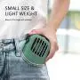 Portable Mini Fan Havit Rechargeable Handheld Fan USB Small Personal Battery Operated Neck Fans Hand-free for Women Kids Girls Man Teens Desk Outdoor Travel Office Household (2, Green)