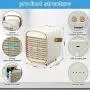 Portable Air Conditioner, Likmic Personal Air Cooler with 3 Speed, Cooling fan with Atomization & Spray timing function, Mini AC for Home Office Bedroom, Kitchen, Dorm, Car, Camping Tent, etc. Portable Air Conditioner, Likmic Personal Air Cooler with 3 Speed, Cooling fan with Atomization & Spray timing function, Mini AC for Home Office Bedroom, Kitchen, Dorm, Car, Camping Tent, etc.