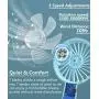 HonHey Handheld Fan, Super Mini Personal Fan With Rechargeable Battery Operated And 3 Adjustable Speed, Portable Hand Held Fan For Girls Women Kids Outdoor Travelling Or Indoor Office Home Eyelash Fan
