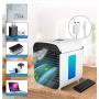 Portable Air Conditioner Fan, 3 in 1 Personal Space Air Cooler, with 3 Speeds and 7 Colors LED Night Light for Office Household Outdoors
