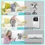 Tragbarer Luftkühler mit Ventilator, Persönlicher Mini-Kühler, Super Leise, Schreibtisch-Kühler mit Ventilator und Kühlfunktion, mit 7 Farb-LED-Licht, 3 Geschwindigkeiten, Luftzirkulator mit Vernebler-Funktion für kühle Luft – ideal für Schlafzimmer.