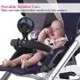 Mini Baby Stroller Fan, Handheld Personal Portable Fan with Flexible Tripod for Stroller Student Bed Desk Bike Crib Car Rides, USB or Battery Powered, Safe Quiet and Long Lasting Charge (Black) Mini Baby Stroller Fan, Handheld Personal Portable Fan with Flexible Tripod for Stroller Student Bed Desk Bike Crib Car Rides, USB or Battery Powered, Safe Quiet and Long Lasting Charge (Black)