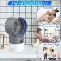Portable Air Conditioner Fan, Zttopo Personal Mini Evaporative Air Cooler with 7 Colors Night Light, 3 Speeds, Super Quiet Desk Fan Mini Air Cooler for Small Room Bedroom Home Office