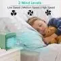 Tragbarer Luftkühler, 2-in-1 Mini Luftkühler mit Luftbefeuchter, 3 Windstärken, Große Wasservorratsbehälter, Ultra-Leise, USB-Tischventilator für Zuhause, Schlafzimmer, Büro, Innen- und Außenbereich