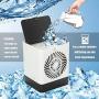QIUJIN Portable Air Conditioner Fan, Humidifier Cooler Personal Small Mini Desk Fan Evaporative Air Cooler with Misting Cooling for Home Bedroom Office Outdoor