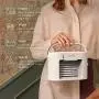 Climatiseur Portable 3 en 1 MIKOSI, Ventilateur Rafraîchissant, Mini Humidificateur Brosse à Bulle avec Lumière LED et Batterie Rechargeable 4000mAh pour Pièce Bureau Voyage Climatiseur Portable 3 en 1 MIKOSI, Ventilateur Rafraîchissant, Mini Humidificateur Brosse à Bulle avec Lumière LED et Batterie Rechargeable 4000mAh pour Pièce Bureau Voyage