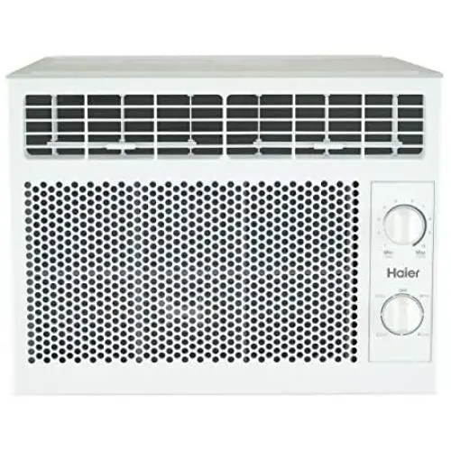 Haier 5.050 BTU Mechanical Fensterklimaanlage für kleine Räume bis 150 qft, 5000 115V, Weiß