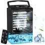 Climatiseur Personnel Amélioré 2021, Ventilateur de Bureau Portable, Mini Climatiseur avec Télécommande, Petit Climatiseur Rafraîchissant avec Misteur et Lumières RGB, Mini Climatiseur Noir Climatiseur Personnel Amélioré 2021, Ventilateur de Bureau Portable, Mini Climatiseur avec Télécommande, Petit Climatiseur Rafraîchissant avec Misteur et Lumières RGB, Mini Climatiseur Noir