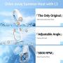 TORRAS L3 Series Portable Neck Fan, Hands Free Wearable Bladeless Fan, 4000 mAh Rechargeable Leafless Mini USB Fan for Travel/ Home/ Office, 3 Speeds