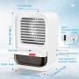 Sholov Portable Air Conditioner Fan Mini Personal Evaporative Air Cooler 90 Shaking Head with Battery with 3 Speeds & 2 Misting & LED Light for Home, Bedroom, Travel & Office, USB Charging, White