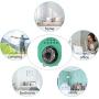 Portable Air Conditioner Fan, Small Desktop Air Cooler Fan, USB Powered Portable Personal Air Cooler , 3 speed with night light ,suitable for Home Office Bedroom (GREEN)