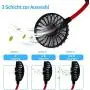 Portable USB Neck Fans,Mini Sport Fans,Hands Free 360° Free Rotation Neckband Fan,3 Speeds Adjustment with Foam Aroma for Personal Fan,wireless Fans Portable Rechargable for Jogging,Cycling,Traveling. Portable USB Neck Fans,Mini Sport Fans,Hands Free 360° Free Rotation Neckband Fan,3 Speeds Adjustment with Foam Aroma for Personal Fan,wireless Fans Portable Rechargable for Jogging,Cycling,Traveling.