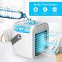 Portable Bedroom Air Conditioner,Cooling Fan, 3 Speed 7 Colors with Handle Personal Air Conditioner Cooler, Rechargeable Silent Evaporative Suitable for Home Room Office and Car
