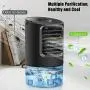 Climatiseur Portable MZTDYTL, Mini Refroidisseur Personnel avec Ventilateur Bruyant, 3 Vitesse, 7 Couleurs, Unité de Climatisation Portable avec Humidificateur et Fonction Misteuse avec Poignée pour Maison, Bureau, Chambre d'Étude. Climatiseur Portable MZTDYTL, Mini Refroidisseur Personnel avec Ventilateur Bruyant, 3 Vitesse, 7 Couleurs, Unité de Climatisation Portable avec Humidificateur et Fonction Misteuse avec Poignée pour Maison, Bureau, Chambre d'Étude.