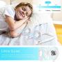 YND Portable Neck Fan Removable Neckband Fan 4000mAh Hand Free Mini Personal Fan with Dual Wind Head LCD Display USB Handheld Fan with 3 Level Air Flow for Outdoor Travel Sport(White)
