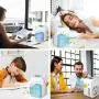 Seven-first Portable Air Conditioner, Rechargeable Quiet USB Evaporative Mini Air Conditioner Fan with 3 Speeds Mode LED Light, Air Cooler for Room/Bedroom/Office/Dorm/Camping Seven-first Portable Air Conditioner, Rechargeable Quiet USB Evaporative Mini Air Conditioner Fan with 3 Speeds Mode LED Light, Air Cooler for Room/Bedroom/Office/Dorm/Camping