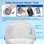 Portable Air Conditioner,3-in-1 Personal Air Cooler,Evaporative with Ice Packs,2500 mAh Battery