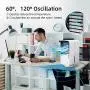 Climatiseur Portable, AUZKIN Refroidisseur d'Air Evaporatif avec Ventilateur de Bureau, Brosseau d'Humidité avec 3 Vitesse et Ajustement de Brume pour Pièce, Bureau, Chambre à Coucher Climatiseur Portable, AUZKIN Refroidisseur d'Air Evaporatif avec Ventilateur de Bureau, Brosseau d'Humidité avec 3 Vitesse et Ajustement de Brume pour Pièce, Bureau, Chambre à Coucher