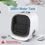 Air Cooler, Evaporative Air Cooler& Portable Air Conditioner/Humidifier, 2020 Mini Air Conditioner Noiselessness with USB Charge, 3 Adjustable Speeds with LED Lighting for Room Home Office Air Cooler, Evaporative Air Cooler& Portable Air Conditioner/Humidifier, 2020 Mini Air Conditioner Noiselessness with USB Charge, 3 Adjustable Speeds with LED Lighting for Room Home Office
