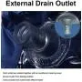 WOMACO Split Air Conditioner Cleaning Cover Cleaning kit Wall Mounted Air Conditioning Cleaner Kit Dust Washing Clean Bag Aircon Wash Bag Waterproof with Drain Outlet and Support Plates (Large)