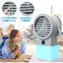 Tragbarer Kühl-Luftbefeuchter für Schreibtisch, Kleine Persönliche Klimaanlage mit 500ml Wasserbehälter, Leiser Nebelventilator mit 3 Kühlstufen und 7 LED Nachtlicht für Zuhause Schlafzimmer kleines Zimmer Studentenwohnheim Büro Schreibtisch