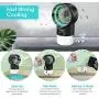 Tragbarer Luftkühler, persönlicher Raumverdampfer-Ventilator mit 3 Geschwindigkeiten, 7 Farben, persönlicher Luftkühler für Zuhause, Büro und Raum.