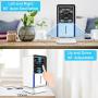 infray Portable Air Conditioner Fan, Personal Mini Evaporative Air Cooler, Oscillating Space Air Cooler Desk Fan Mist Humidifier with 3 speeds, 2/4/6H Timer for Small Home Room Office Dorm