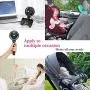 Mini Baby Stroller Fan, Handheld Personal Portable Fan with Flexible Tripod for Stroller Student Bed Desk Bike Crib Car Rides, USB or Battery Powered, Safe Quiet and Long Lasting Charge (Black) Mini Baby Stroller Fan, Handheld Personal Portable Fan with Flexible Tripod for Stroller Student Bed Desk Bike Crib Car Rides, USB or Battery Powered, Safe Quiet and Long Lasting Charge (Black)