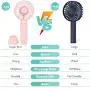 Super Mini Handheld Fan, Pocket Size Portable Battery Fan with Max 18 Hours Working Time, Strong Airflow, 3 Speeds, Natural Wind Mode, Removable Base Personal Fan For Home, Office (Pink)) Super Mini Handheld Fan, Pocket Size Portable Battery Fan with Max 18 Hours Working Time, Strong Airflow, 3 Speeds, Natural Wind Mode, Removable Base Personal Fan For Home, Office (Pink))