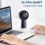 Personal Battery Operated Handheld Fan with 3 Speeds, Portable Small Power Mini Fan with Aromatic Feature, 4000 mAh USB Powered Fan,5-20 Hrs Runtime, Rechargeable Desk Fan for Eyelash, Hot Flashes