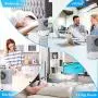 Newday Portable Air Conditioner Fan, Mini Air Conditioner with 7 Colors LED Lights, 3 Speeds, Touch Screen Switch, Super Quiet for Room/Office/Dorm/Bedroom Newday Portable Air Conditioner Fan, Mini Air Conditioner with 7 Colors LED Lights, 3 Speeds, Touch Screen Switch, Super Quiet for Room/Office/Dorm/Bedroom