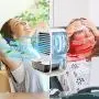 Sholov Portable Air Conditioner Fan Mini Personal Evaporative Air Cooler 90 Shaking Head with Battery with 3 Speeds & 2 Misting & LED Light for Home, Bedroom, Travel & Office, USB Charging, White Sholov Portable Air Conditioner Fan Mini Personal Evaporative Air Cooler 90 Shaking Head with Battery with 3 Speeds & 2 Misting & LED Light for Home, Bedroom, Travel & Office, USB Charging, White
