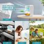 Portable Mini Air Conditioner Fan hominn Evaporative Air Cooler with 3 Speeds and Night Lights 90° Rotatable Personal Small Air Conditioner Suitable for Room, Office, School