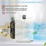 Portable Air Conditioner, NASUM 3-in-1 Personal Space Air Cooler, Rechargeable Evaporative Air Fan with 3 Speeds Mini Cooling Fan with LED Light for Bedroom, Home, Office, Camping