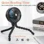 Ventilateur Portable Mini Main, Ventilateur pour Pousse Bébé, Ventilateur pour Voiture, Ventilateur de Bureau, Avec Trépied Flexible pour Pousse, Étudiants, Lit, Vélo, Caisse-ferme, Voiture, USB ou Alimentation par Batterie (Noir) Ventilateur Portable Mini Main, Ventilateur pour Pousse Bébé, Ventilateur pour Voiture, Ventilateur de Bureau, Avec Trépied Flexible pour Pousse, Étudiants, Lit, Vélo, Caisse-ferme, Voiture, USB ou Alimentation par Batterie (Noir)