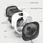 Personal Air Cooler, Portable Air Conditioner Fan USB Desk Fan with 3 Speeds for Office, Air Cooler for Home & Travel, USB Charging, Super Quiet Personal Air Cooler, Portable Air Conditioner Fan USB Desk Fan with 3 Speeds for Office, Air Cooler for Home & Travel, USB Charging, Super Quiet
