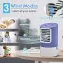 Portable Air Conditioner Fan, Evaporative Air Cooler, 3-in-1 Portable Air Cooler, 3 Speeds & 2/4H Timer Cooling Fan Portable for Home, Office, Bedroom, Travel(Purple) Portable Air Conditioner Fan, Evaporative Air Cooler, 3-in-1 Portable Air Cooler, 3 Speeds & 2/4H Timer Cooling Fan Portable for Home, Office, Bedroom, Travel(Purple)