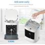 Portable Air Conditioner, Nanssigy Personal Oscillating Mini Air Cooler, Desk Fan Evaporative Cool Mist Humidifiers Air Circulator, Perfect for Bedroom, Office, Small Room (White)
