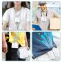 Portable Waist Clip on Fan, Mini Neck Cooling Fan, Multi-Function 3in1, 9600mAh Power Bank With Flash Light, 18000RPM Strong Airflow 3 Speeds, Hand-Free USB Belt Fan for Outdoor Working Fishing White