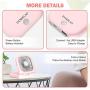 DYSERLAO Handheld Fan,3000mAh Rechargeable Battery Portable Mini Fan Foldable 3 Speeds Adjustable 4-10 Hours Operated Fan Low Noise Lanyard Girls Kids Women Men Home Office Travel Outdoor Pink