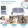 Portable Air Conditioner Fan, Personal Air Cooler, Evaporative Mini Cooler Desk Fans with 400ML Water Tank and 3 Wind Speeds, with Handle, USB Powered, with Atmosphere Light , Desktop Cooling Fan for Room, Home, Office Portable Air Conditioner Fan, Personal Air Cooler, Evaporative Mini Cooler Desk Fans with 400ML Water Tank and 3 Wind Speeds, with Handle, USB Powered, with Atmosphere Light , Desktop Cooling Fan for Room, Home, Office