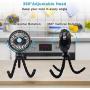 Zuvas Stroller Fan Mini Portable Fan Battery Operated Personal Fan, 360° Rotatable Baby Clip on Fan Stepless Speed Desk Fan with Flexible Tripod, USB Handheld Fan for Crib Treadmill Bike Tent Camping