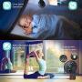 Portable Fan, 10000 mAh Desk Fan 3 Speeds Handheld USB Mini Fan KOXXBASS Rechargeable Low Noise Personal Fan with Hook LED Lantern for Sport Office Home Outdoor Camping Travel